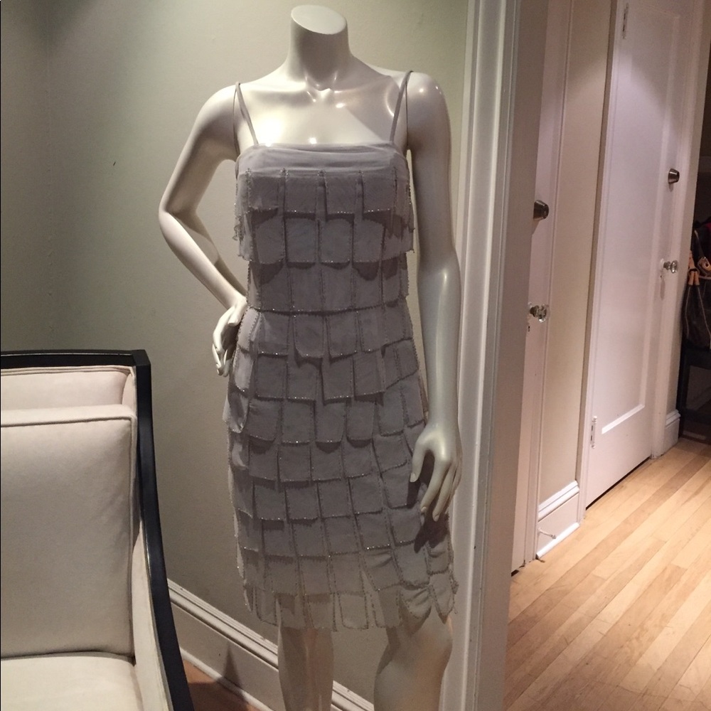 🔥SALE🔥 NWT Silver Flapper Style Dress